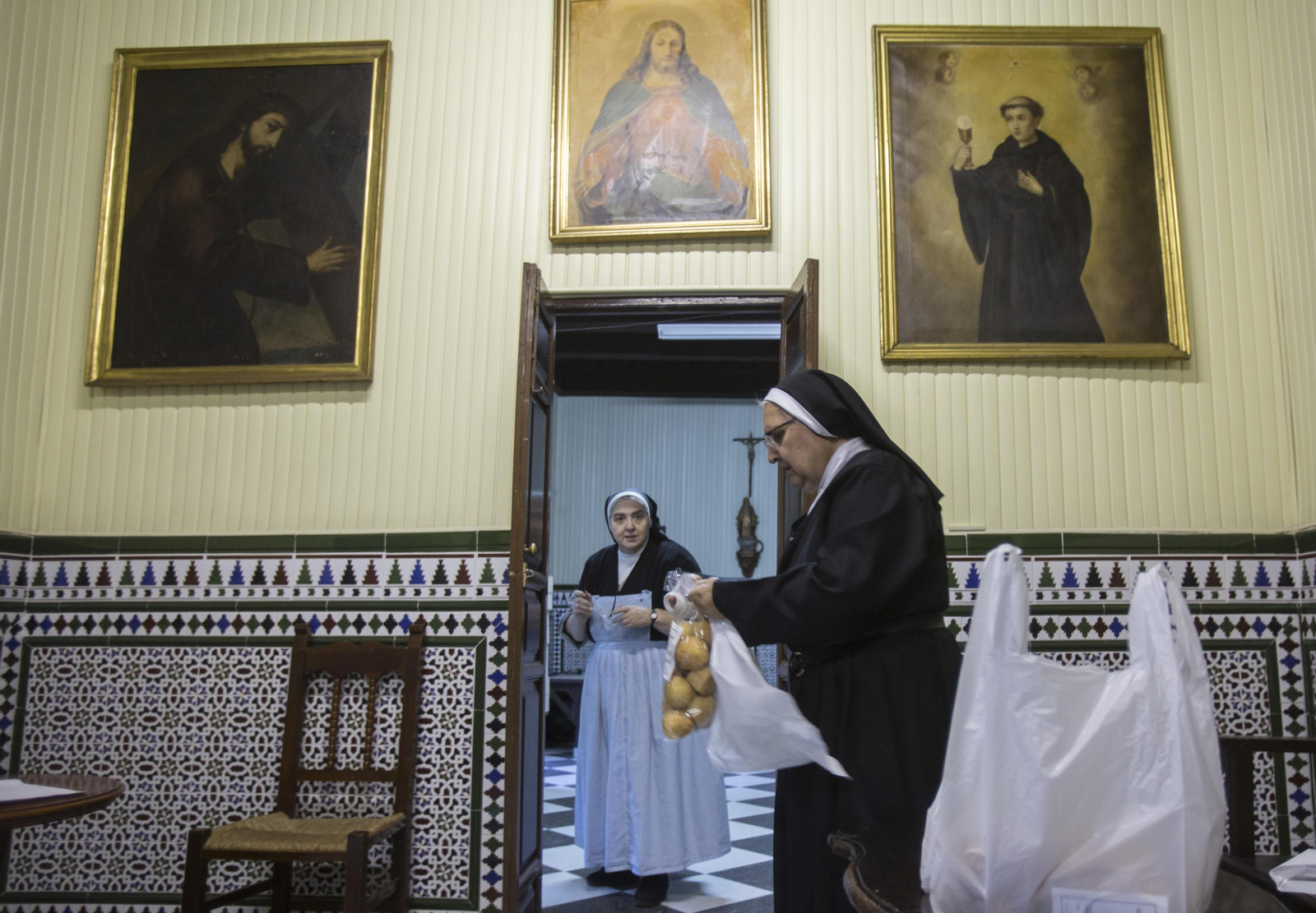 Desperfectos en el Convento de San Leandro