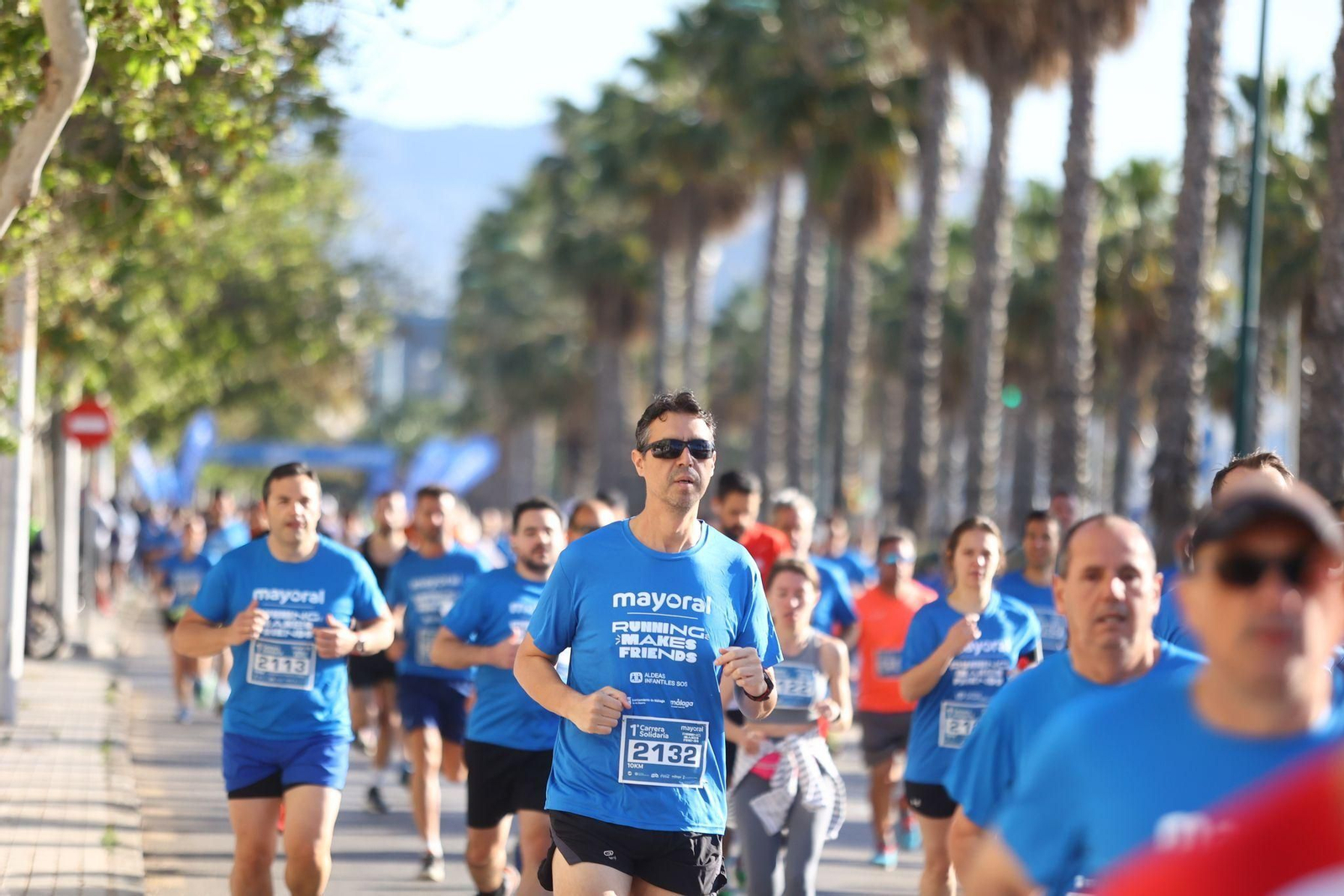 Las mejores fotos de la I Carrera Solidaria Mayoral de Málaga