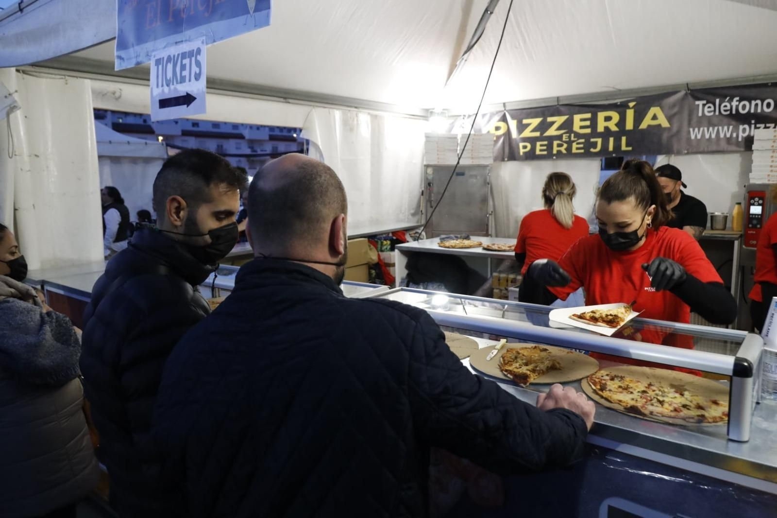 Inauguración del Festival de la Pizza de Rota.