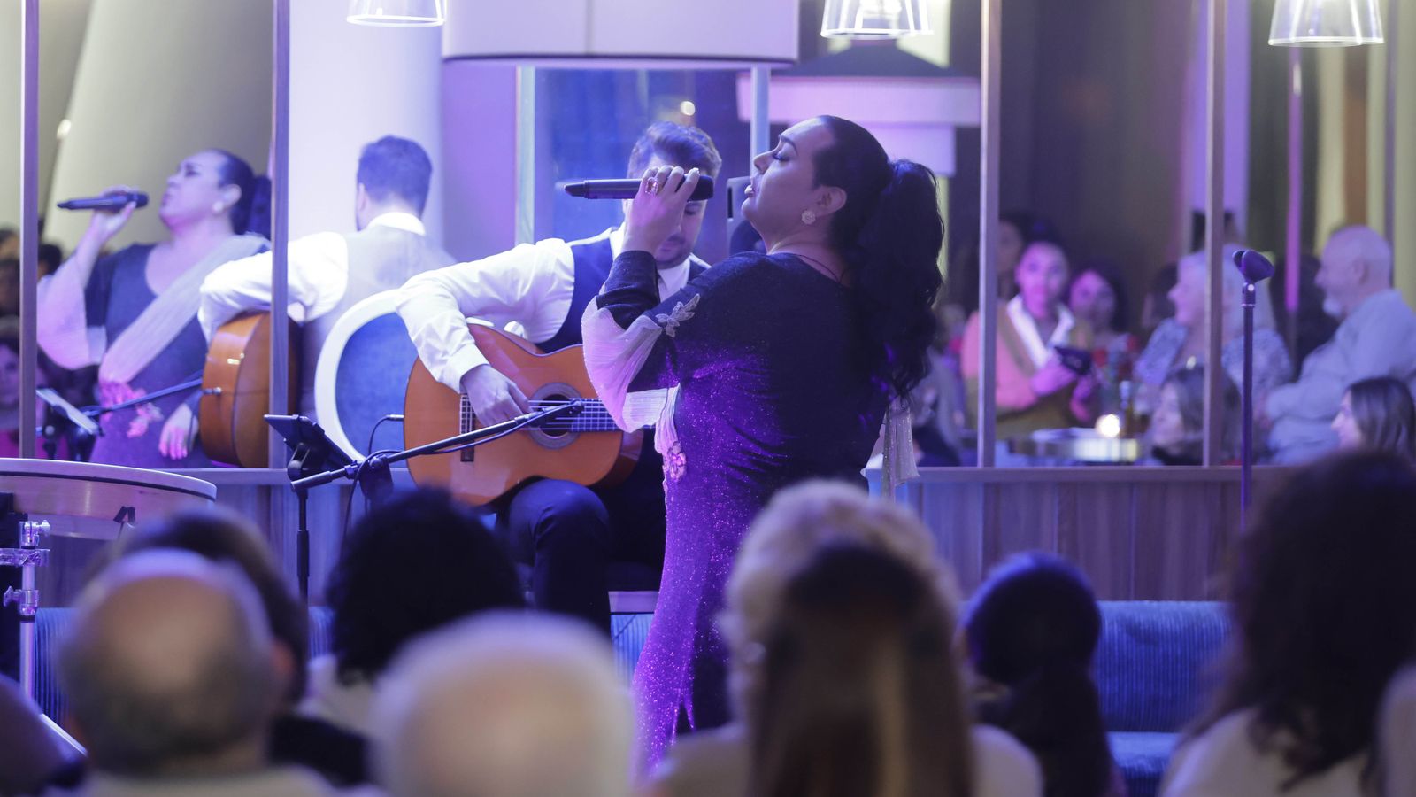 Imágenes del concierto de Falete en el Hotel Colón