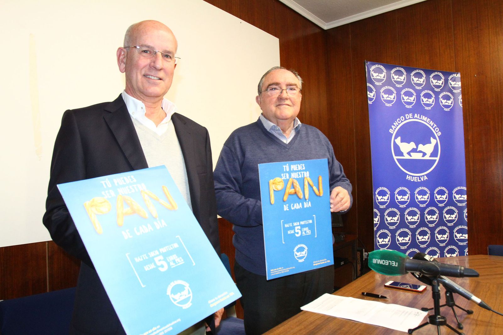 Isidoro Beltrán y Juan Manuel Díaz Cabrera en la presentación de la campaña.