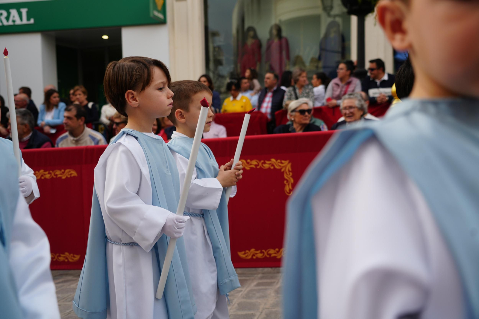 Más de 500 niños participan en el desfile infantil de Semana Santa de Pozoblanco, en imágenes