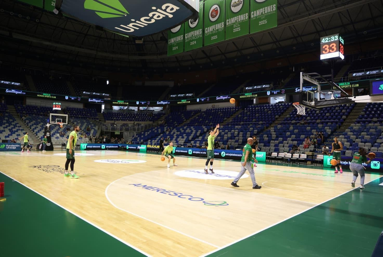 El Unicaja-Mersin, en fotos