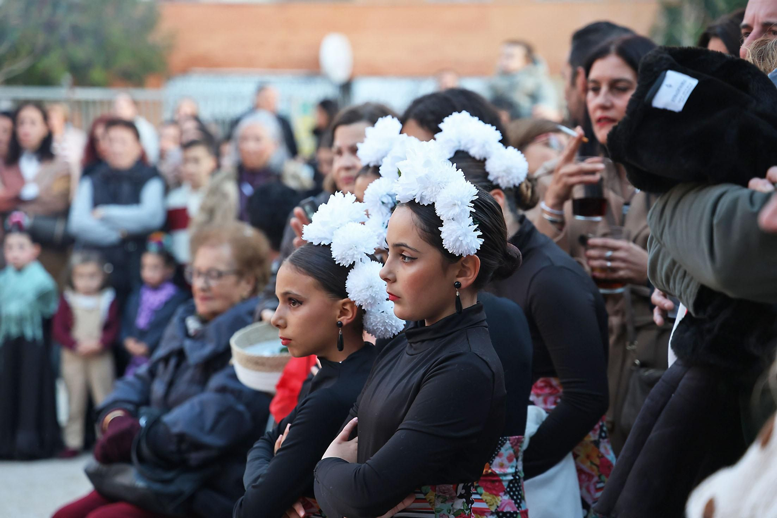 Imágenes del ambiente en la Zambomba Sor Eusebia