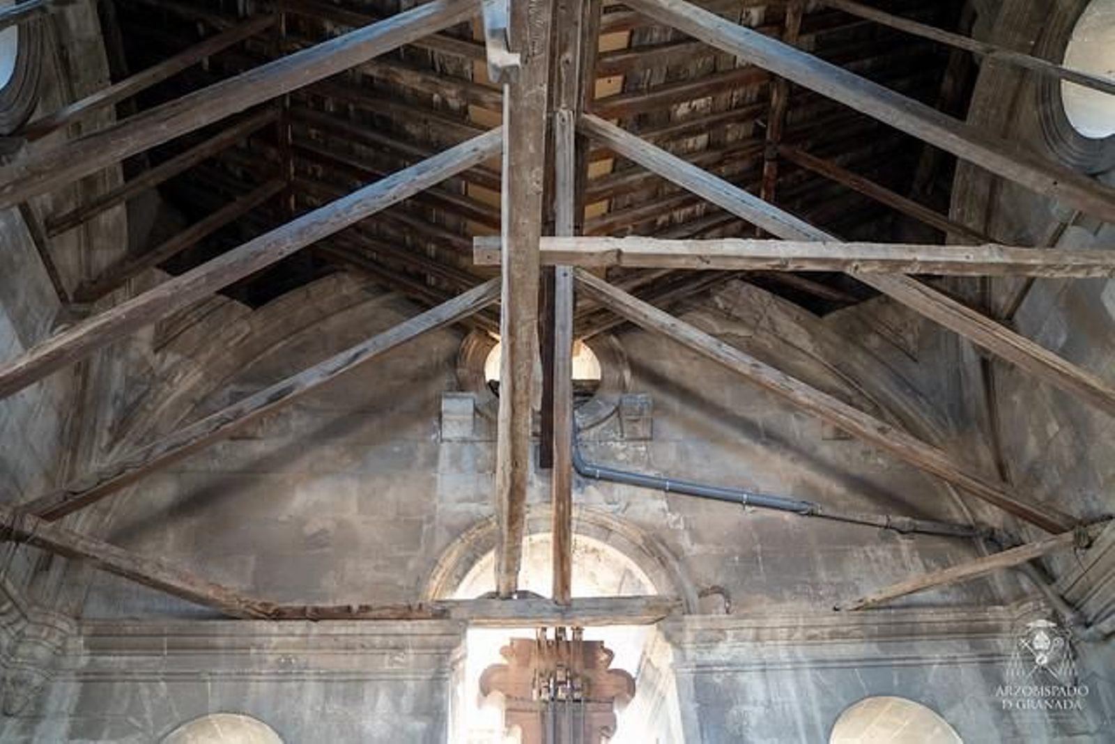 Las imágenes de Granada y la Catedral desde su torre, en plena restauración