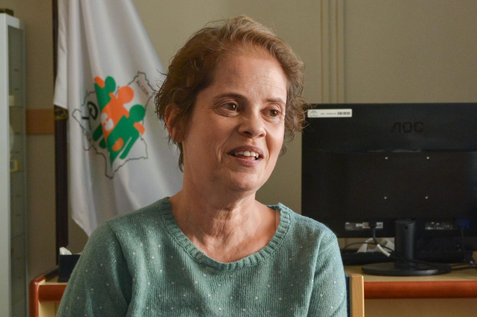 Marta Moreno, presidenta de Alcer en Almería.