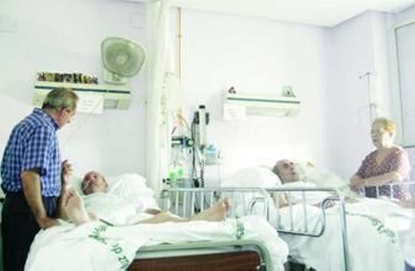 Un enfermo ingresado en un hospital del Sistema Andaluz de Salud.