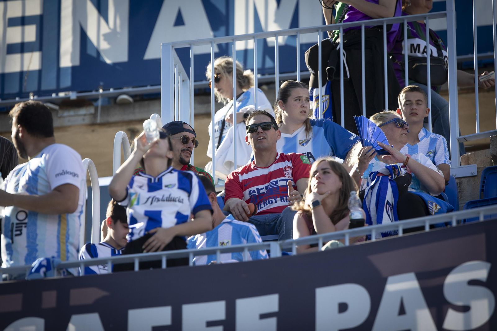 Las imágenes del partido entre el Málaga y el Granada CF