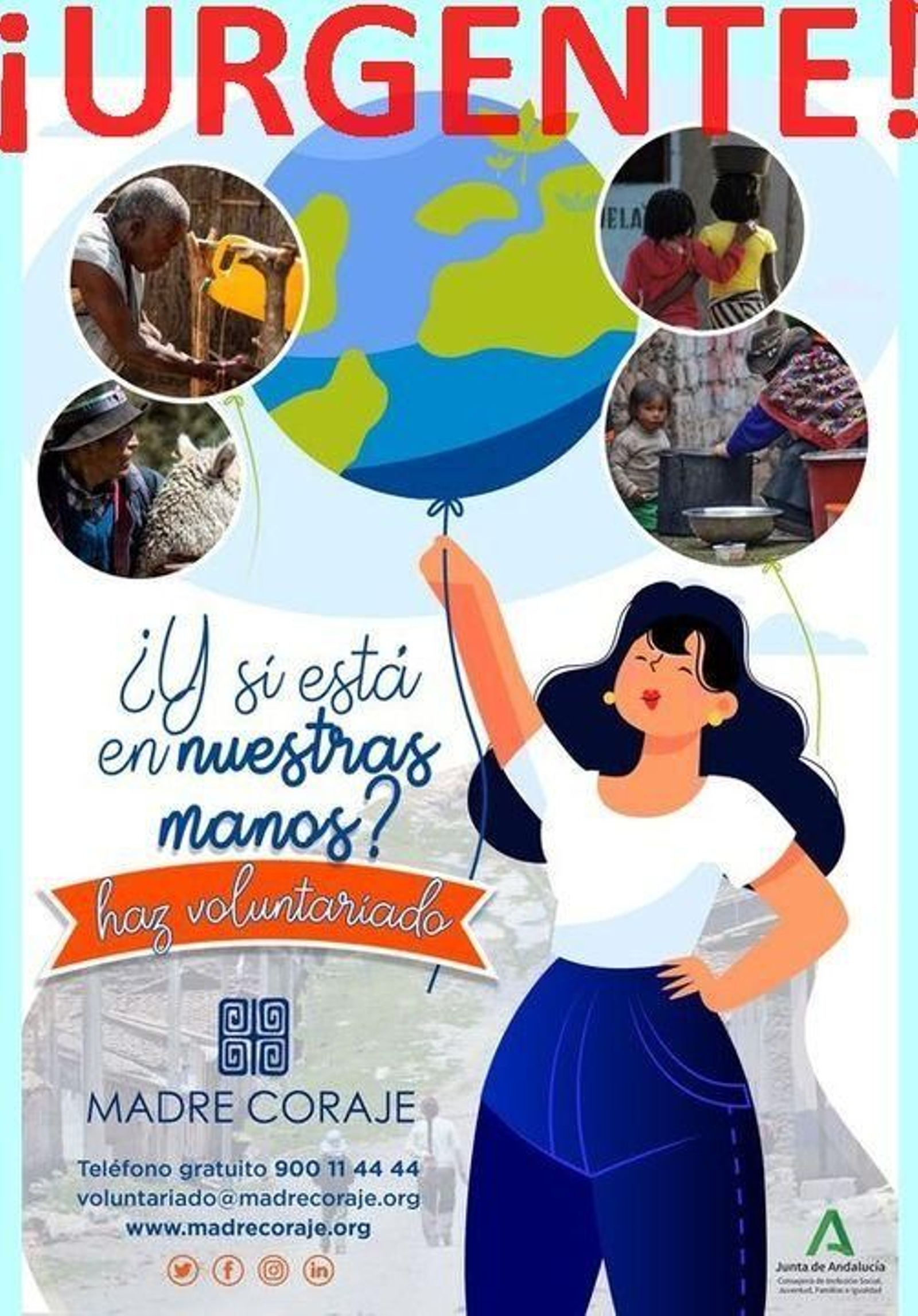 Cartel de Madre Coraje, difundido en rede sociales. Cartel de Madre Coraje, difundido en rede sociales.