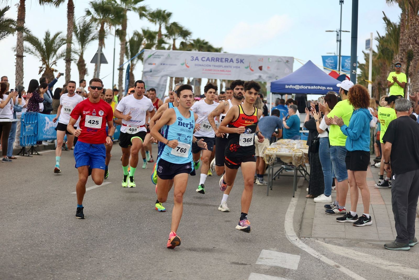 Las fotos de la 3ª carrera solidaria Memorial Vicente Granados en Málaga