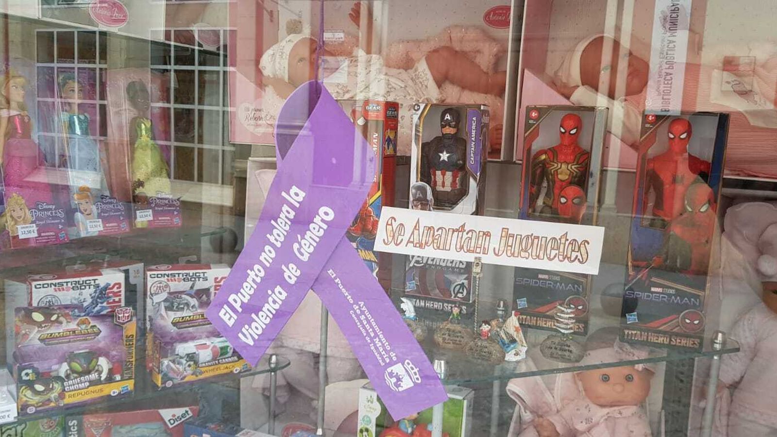 Uno de los numerosos comercios que están apoyando la campaña.