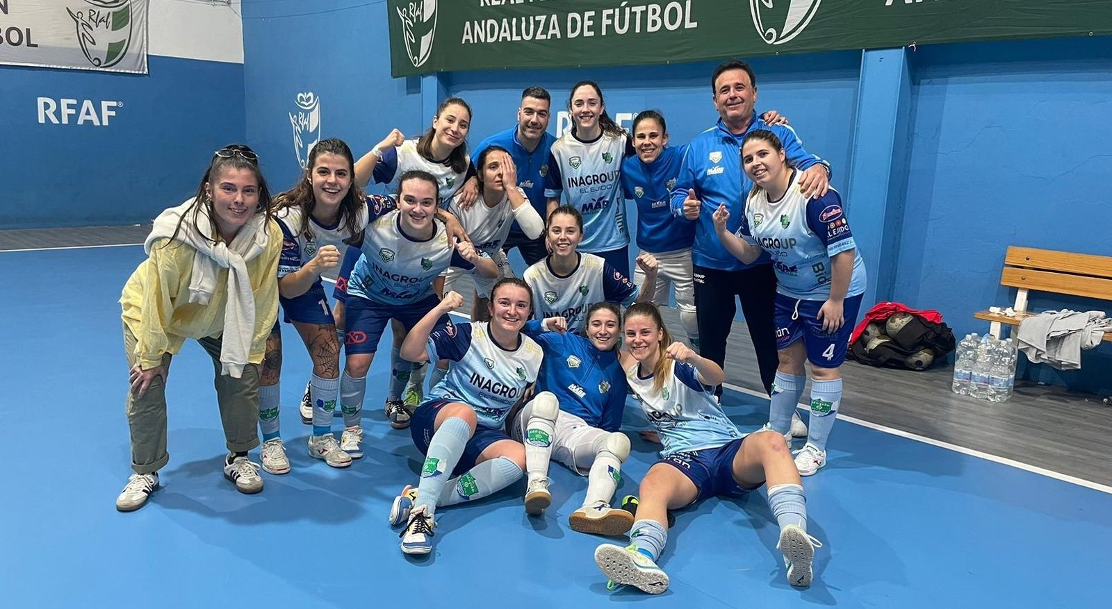 Las almerienses celebran el triunfo