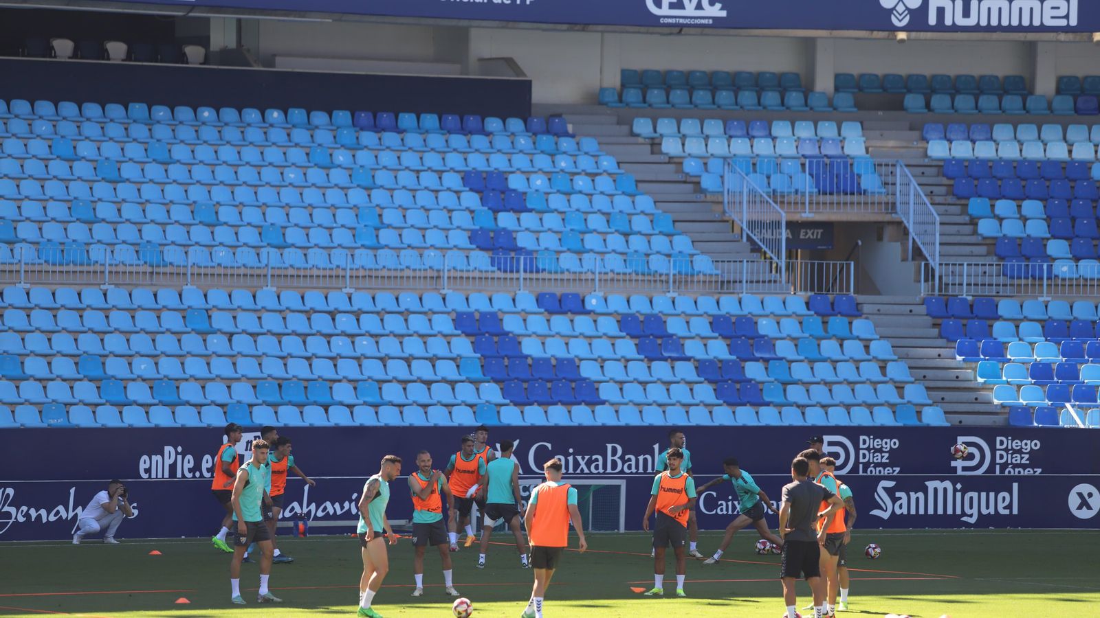 Las fotos del último entrenamiento del Málaga de la temporada