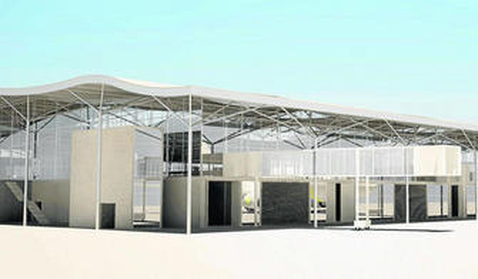 Zona Sur del aeropuerto, prevista para el despegue de aviones comerciales.