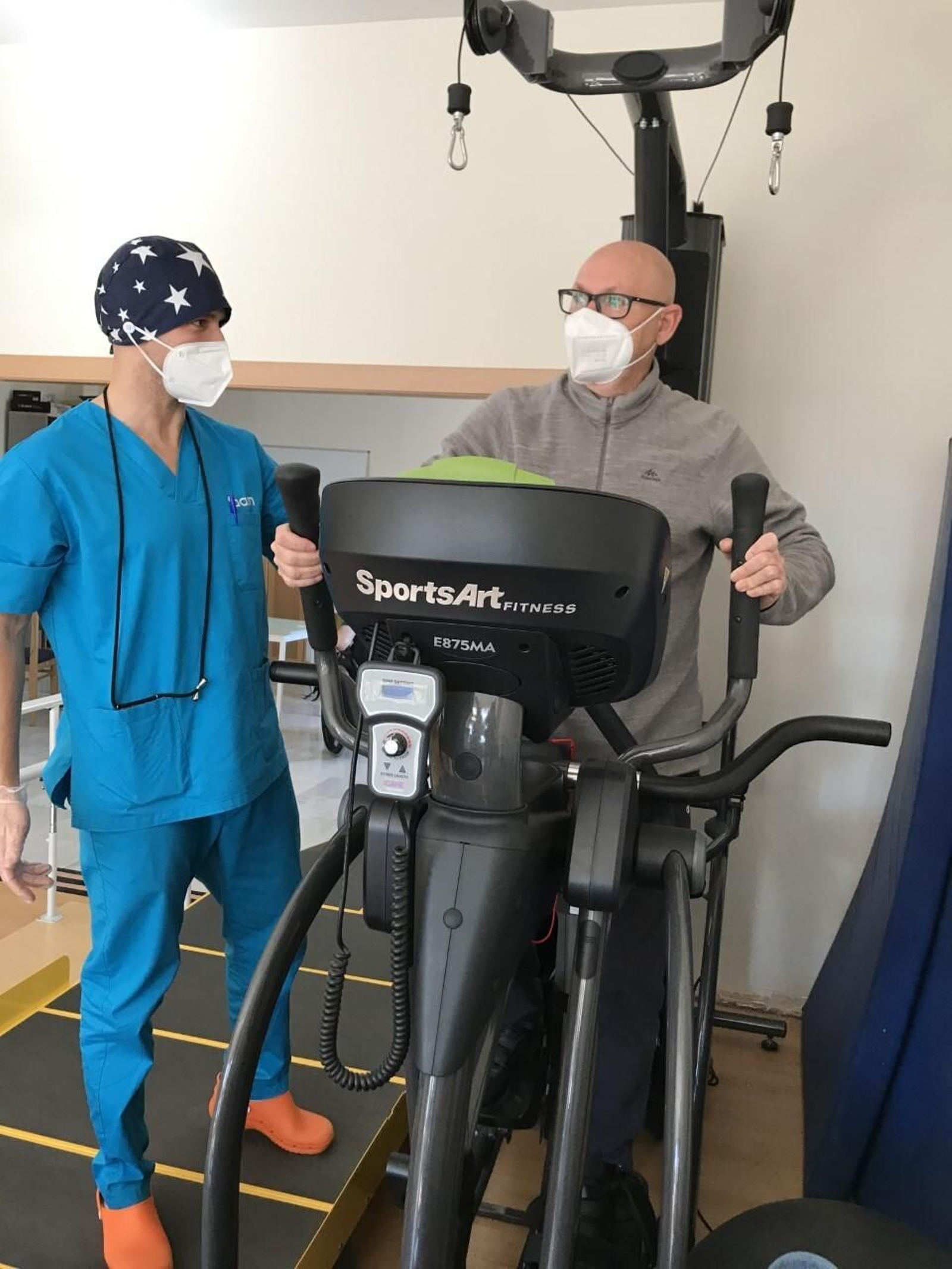 Equipamientos de la sala de rehabilitación