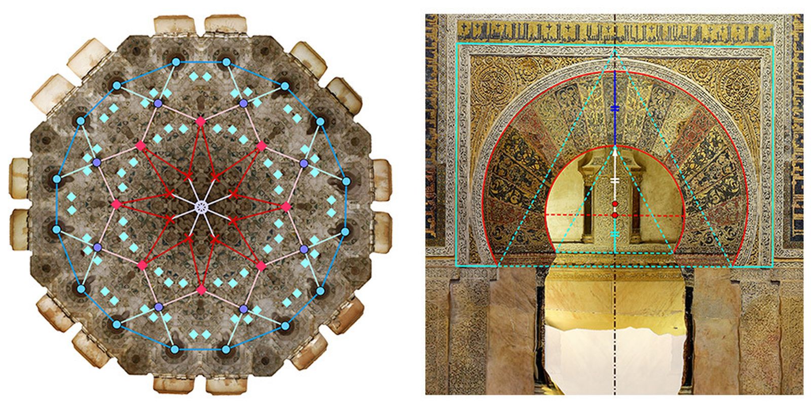 Una de las imágenes que se pueden ver en la exposición Paseo matemático al-Ándalus