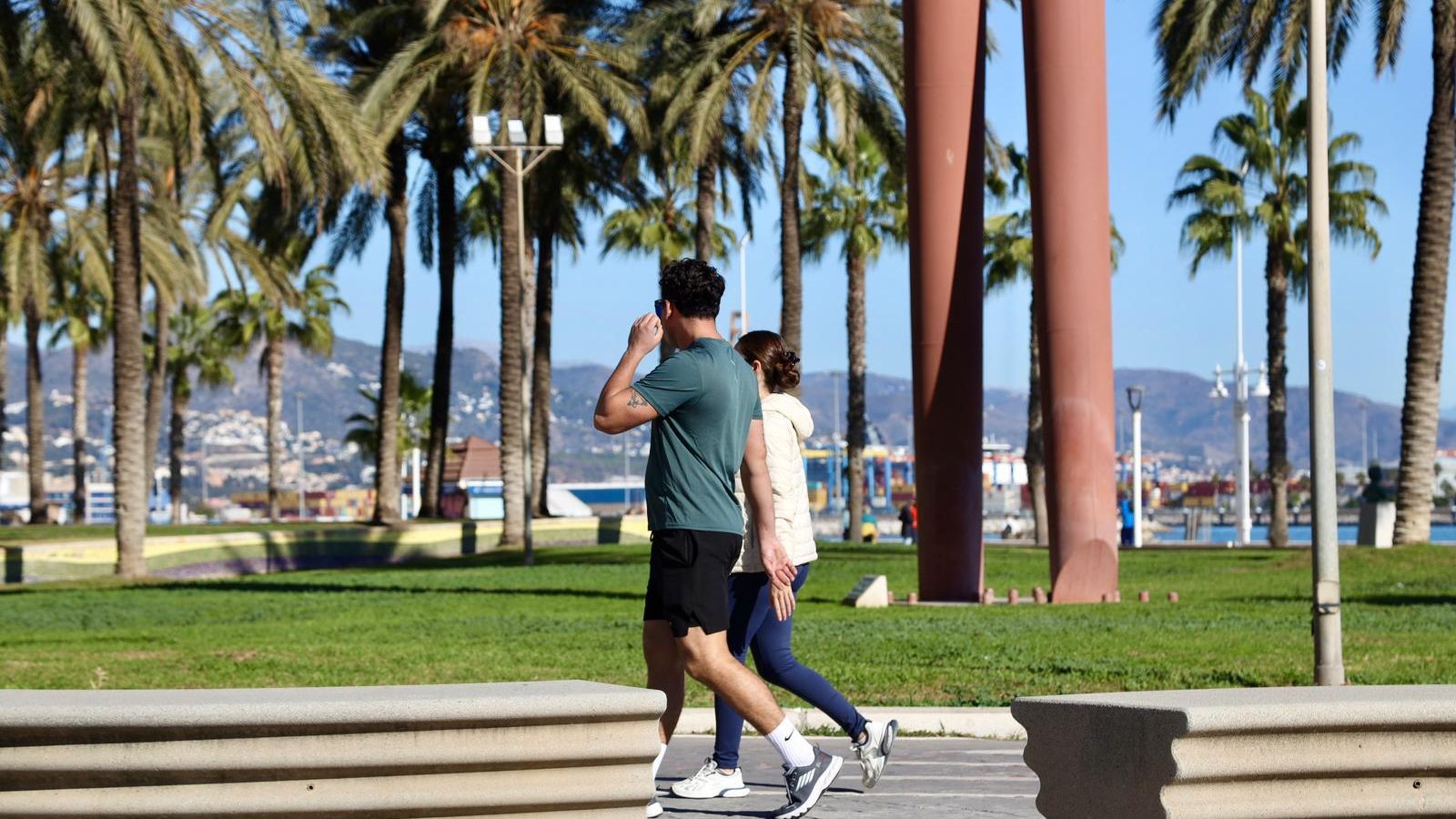 Playas de Málaga durante el puente
