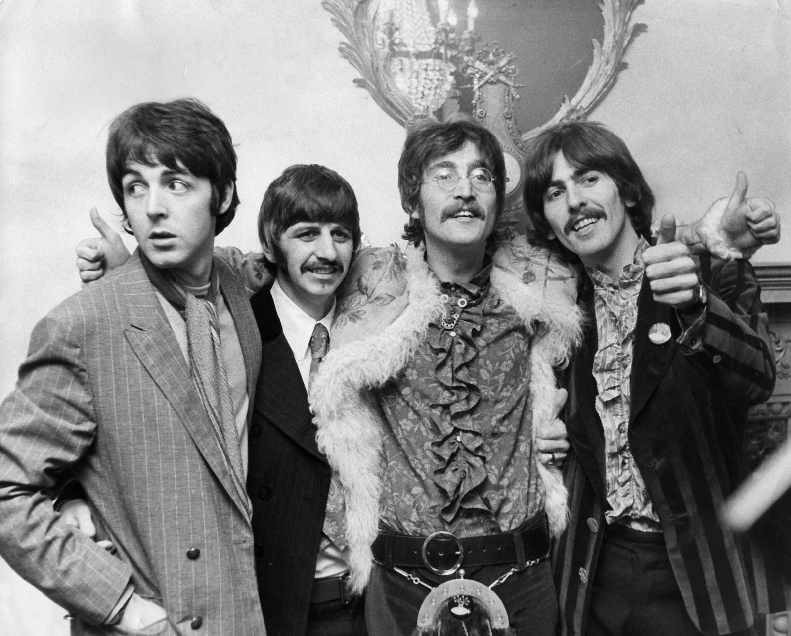 The Beatles, con Paul McCartney, Ringo Starr, John Lennon y George Harrison.