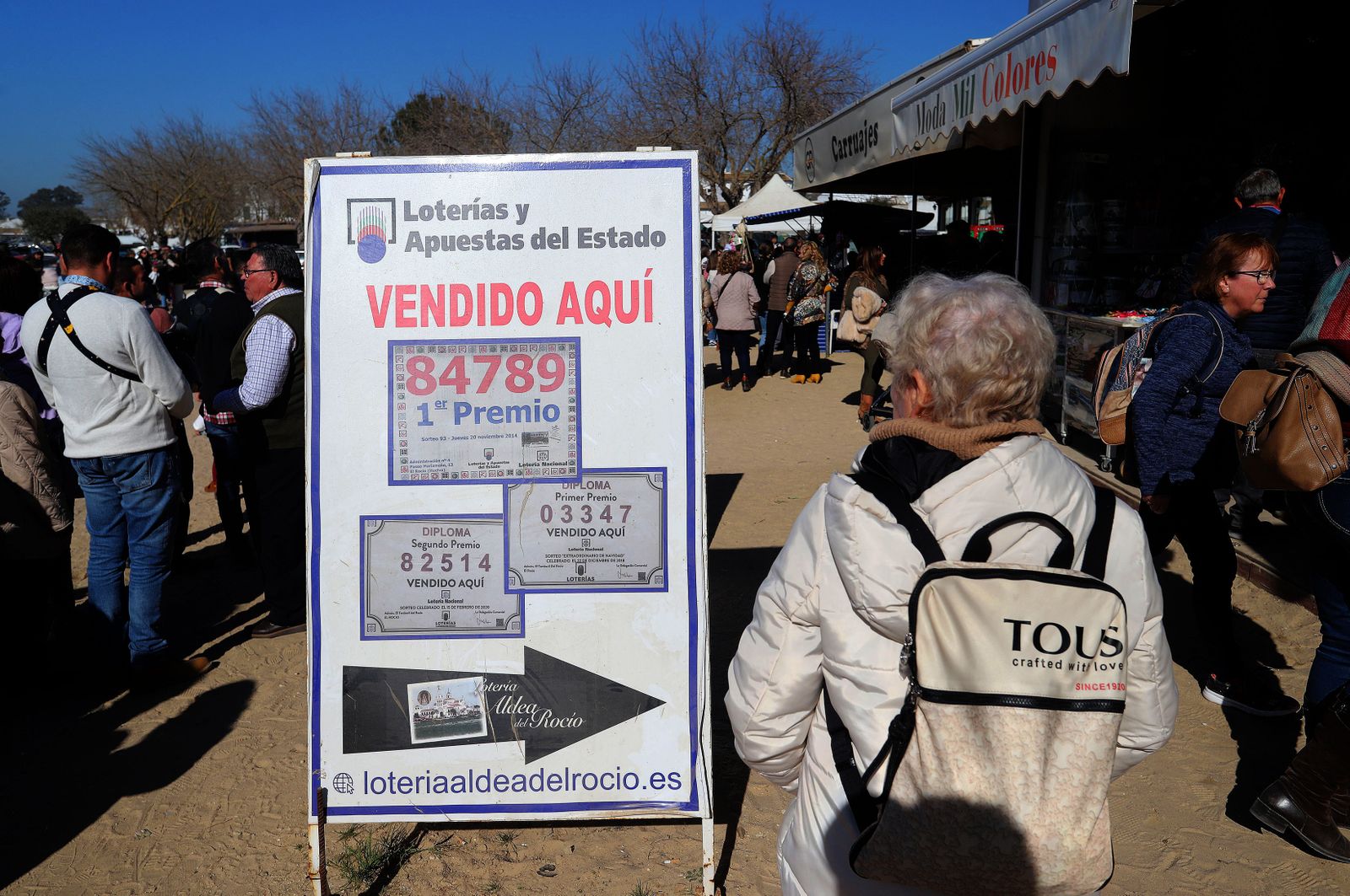 Imágenes del ambiente en la aldea del Rocío para celebrar la Candelaria