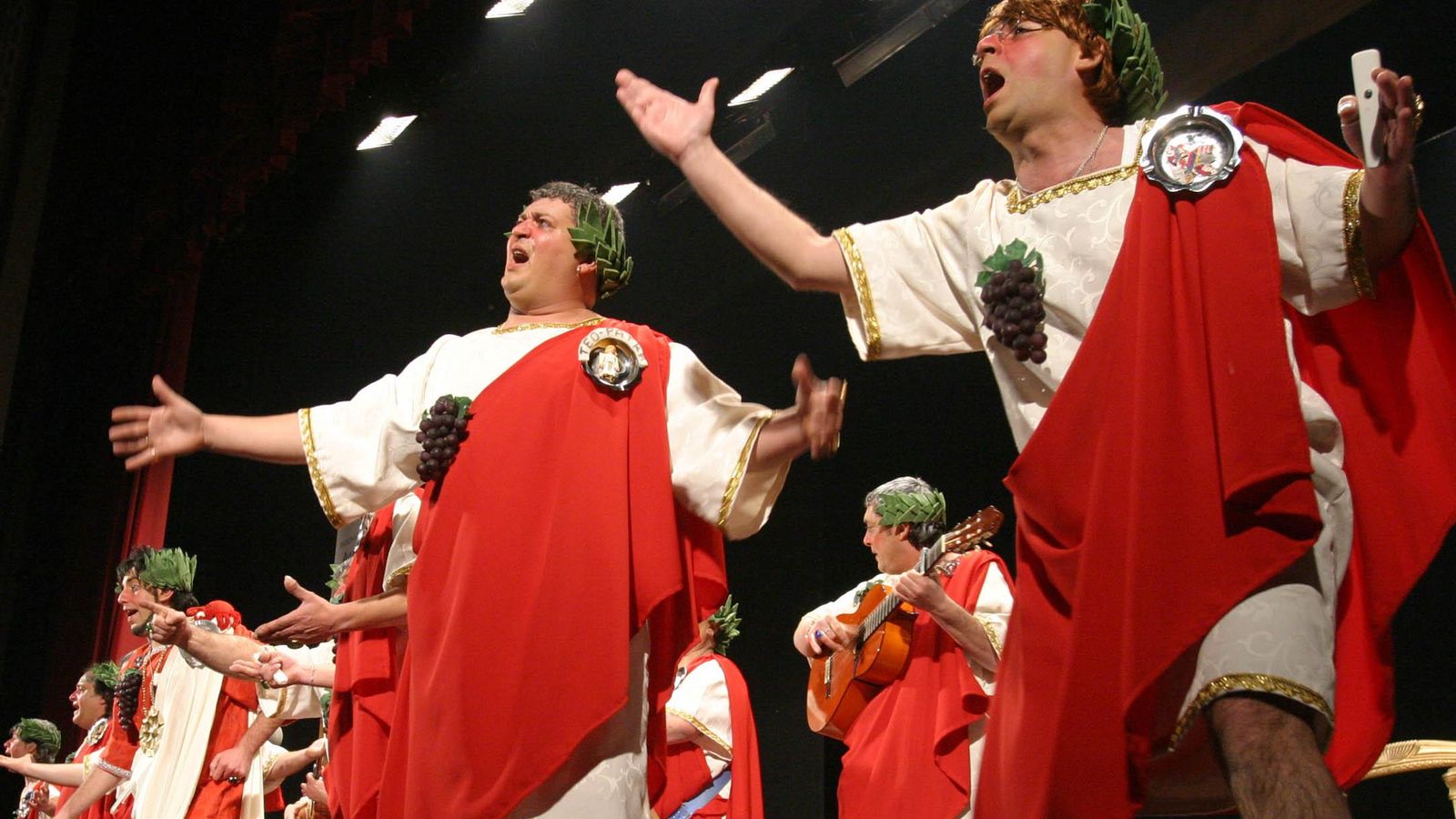 La chirigota de 2005 'Golfus de Roma'.