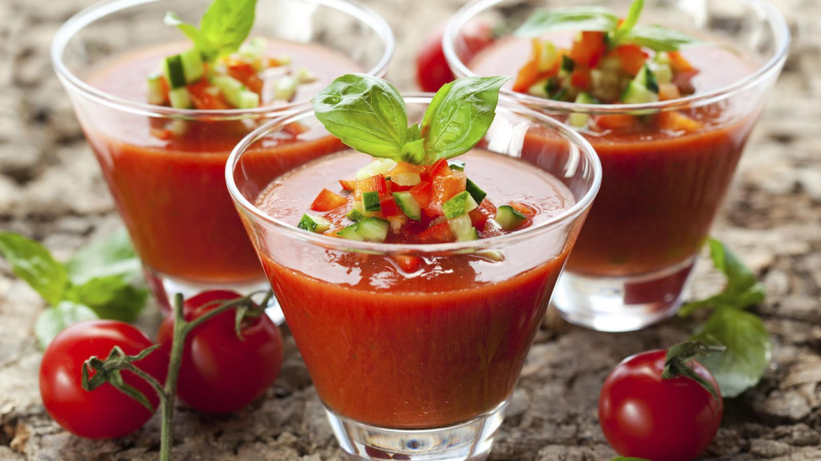 El gazpacho, uno de los reyes del verano.