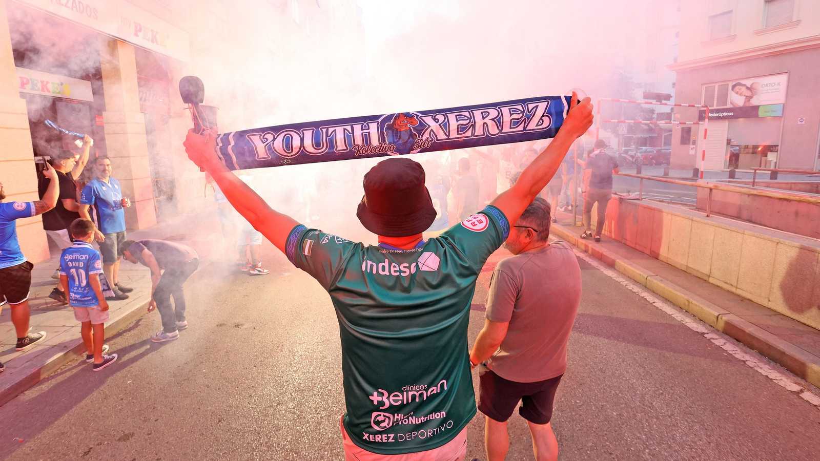 El Xerez DFC celebra su ascenso en la Plaza del Caballo
