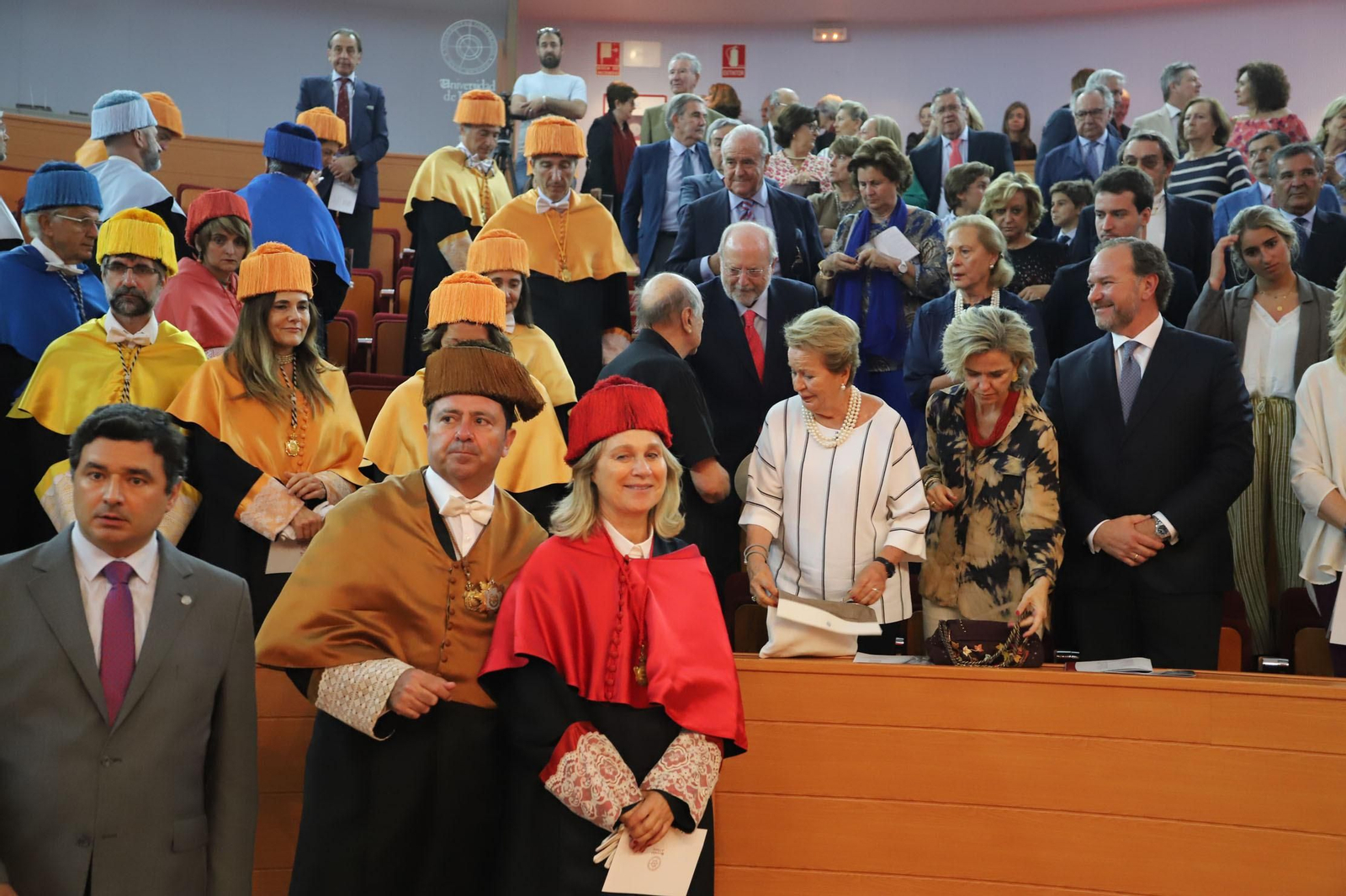 Imágenes de la investidura póstuma de García Palacios como doctor Honoris Causa