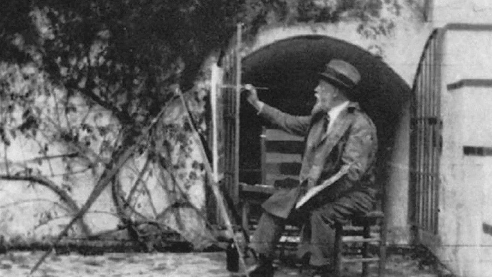 Joaquín Sorolla en el Real Alcázar.