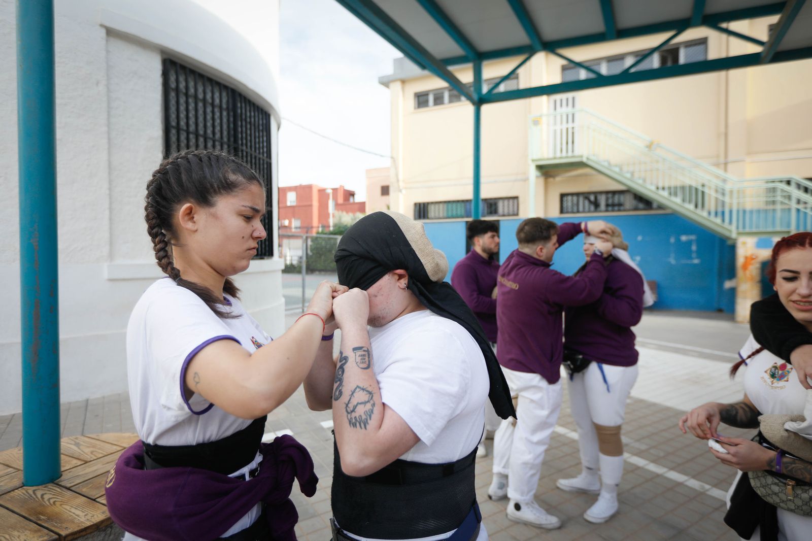La procesión del Encuentro, en imágenes