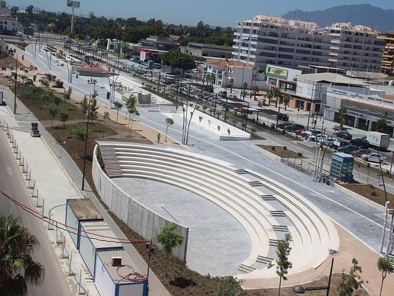 Vista general del auditorio del bulevar de San Pedro Alcántara.