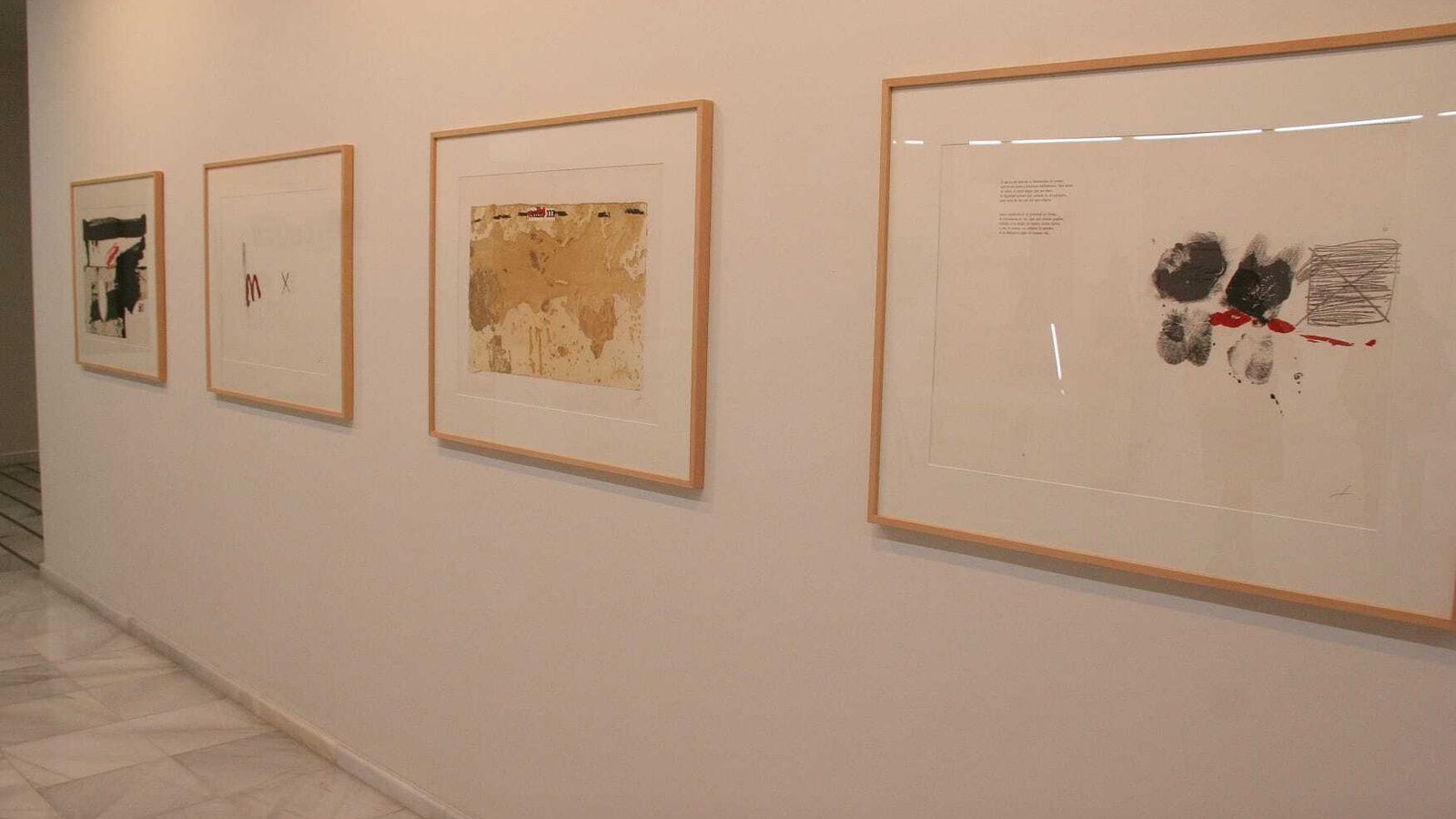 Algunas de las obras que se pueden contemplar en la muestra.