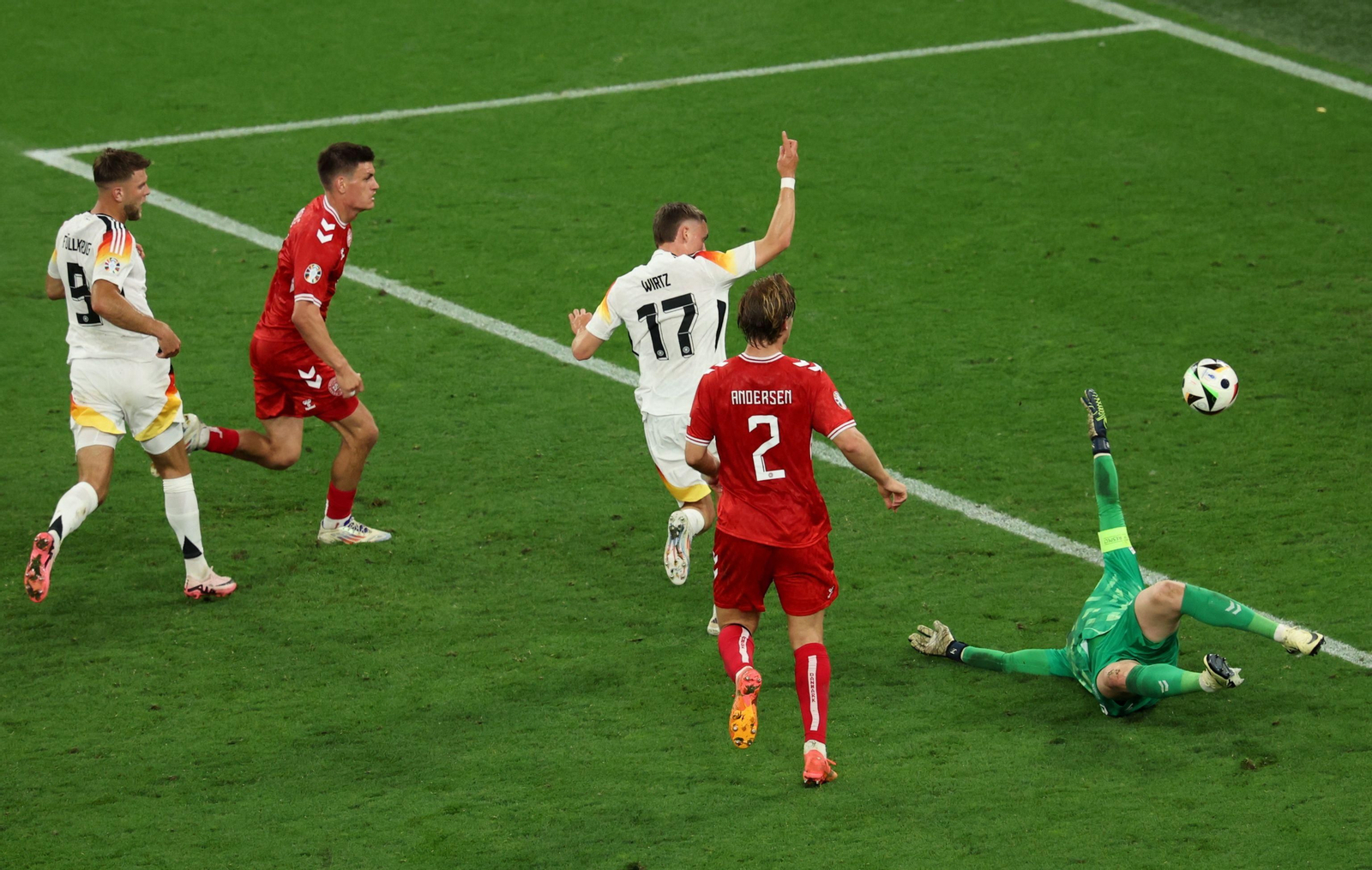 Las mejores fotos del Alemania - Dinamarca