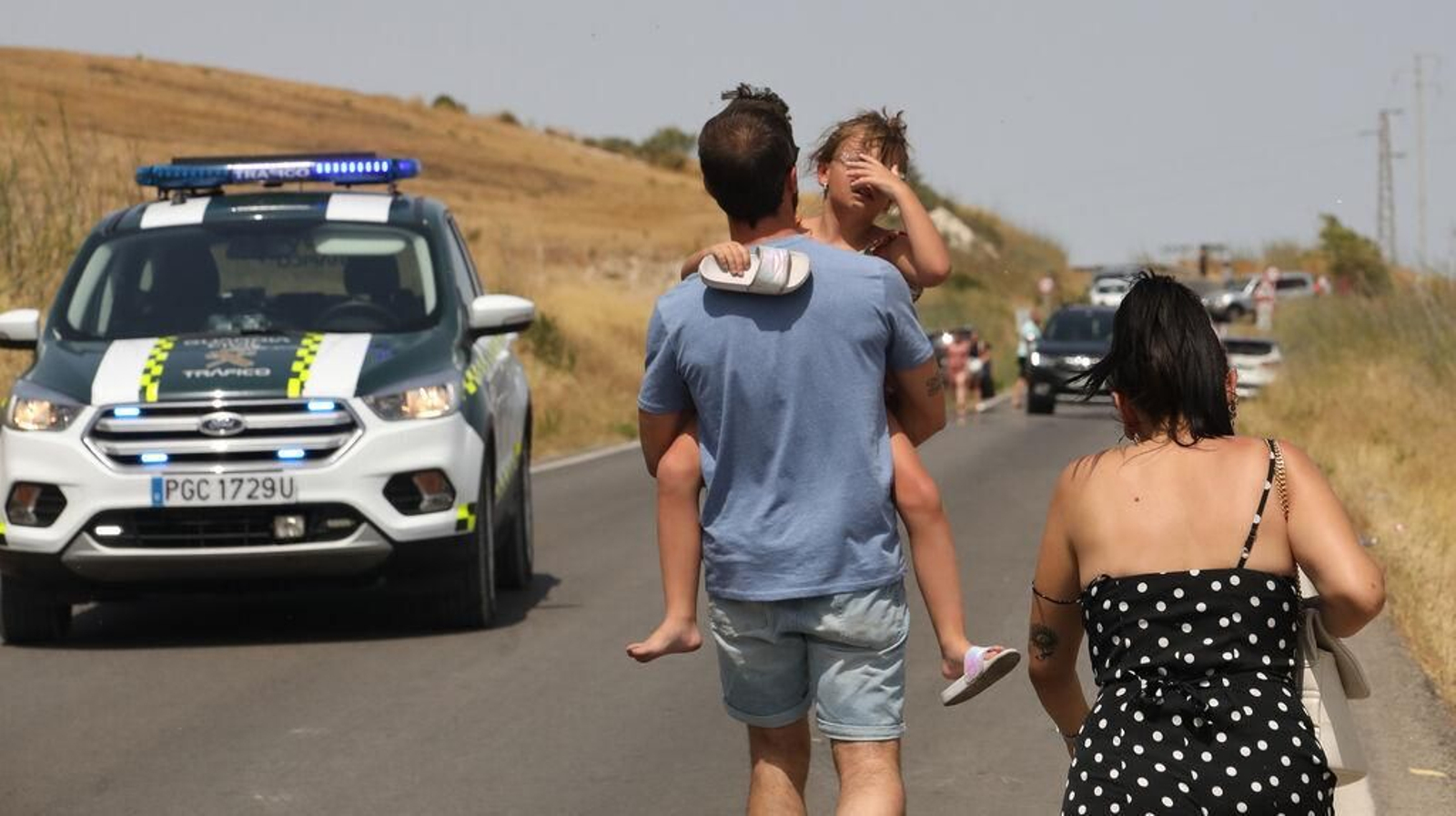 Grave incendio en la campiña de Jerez