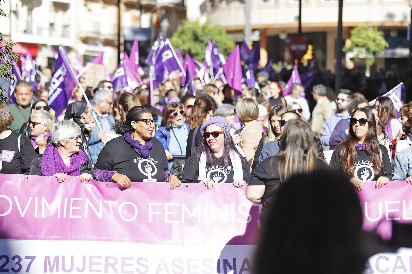 Imágenes de la manifestación del 25N contra la violencia hacia la mujer