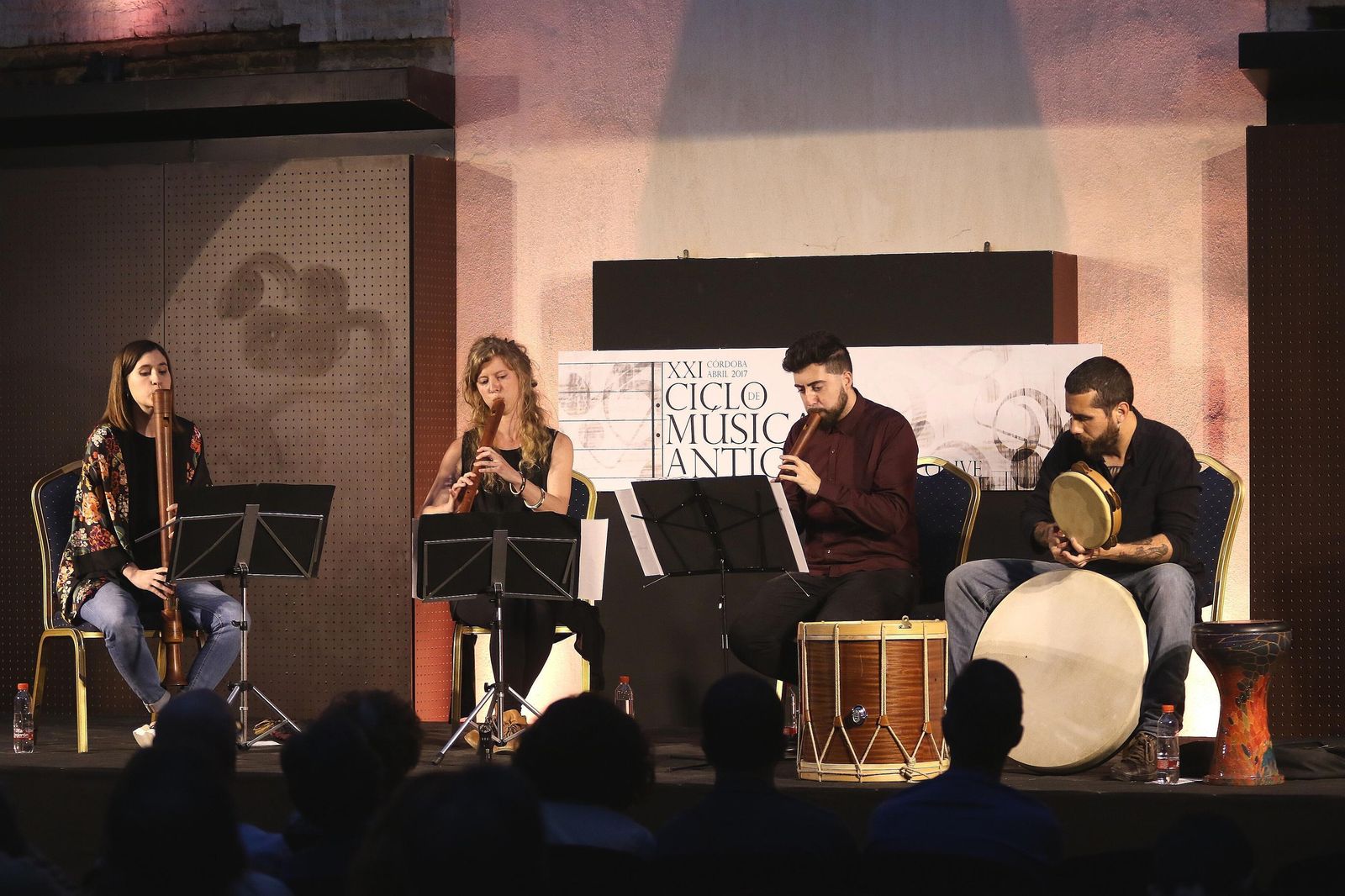 Vox Trémula, en el concierto de ayer.