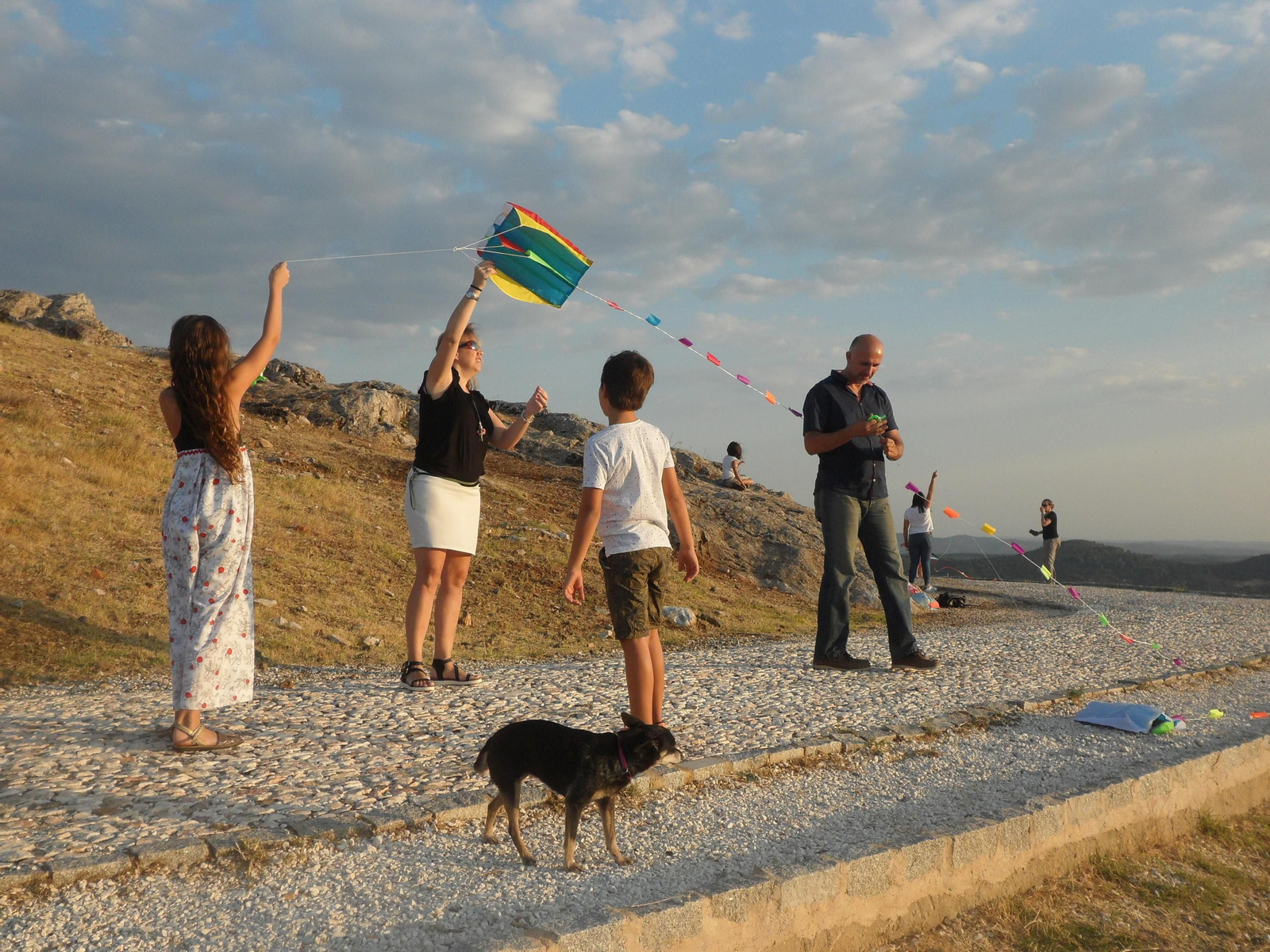 Cometas sobre el Castillo de Aracena