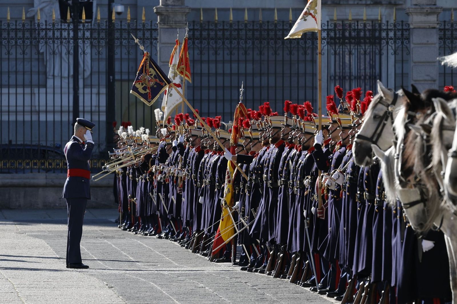 Las fotos de la celebración de la Pascua Militar en el Palacio Real