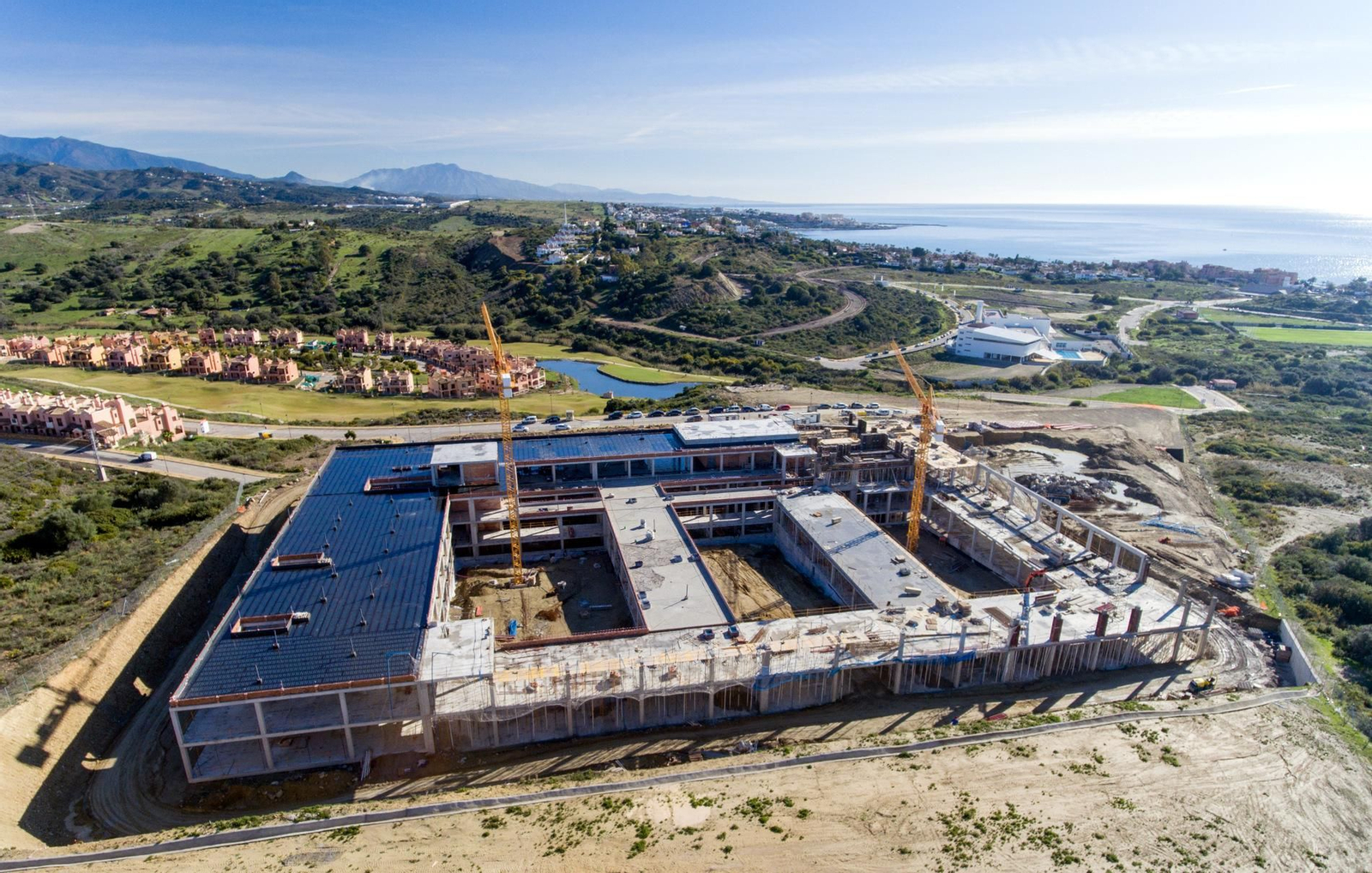 Obras del hospital de Estepona.