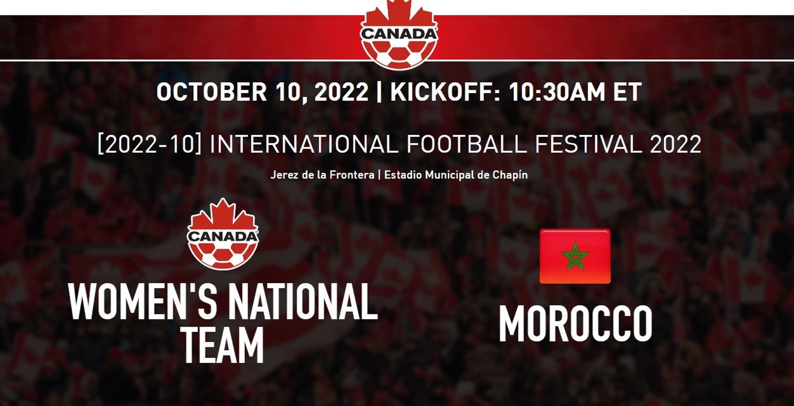 Finalmente, Canadá y Marruecos jugarán el lunes en Chapín.