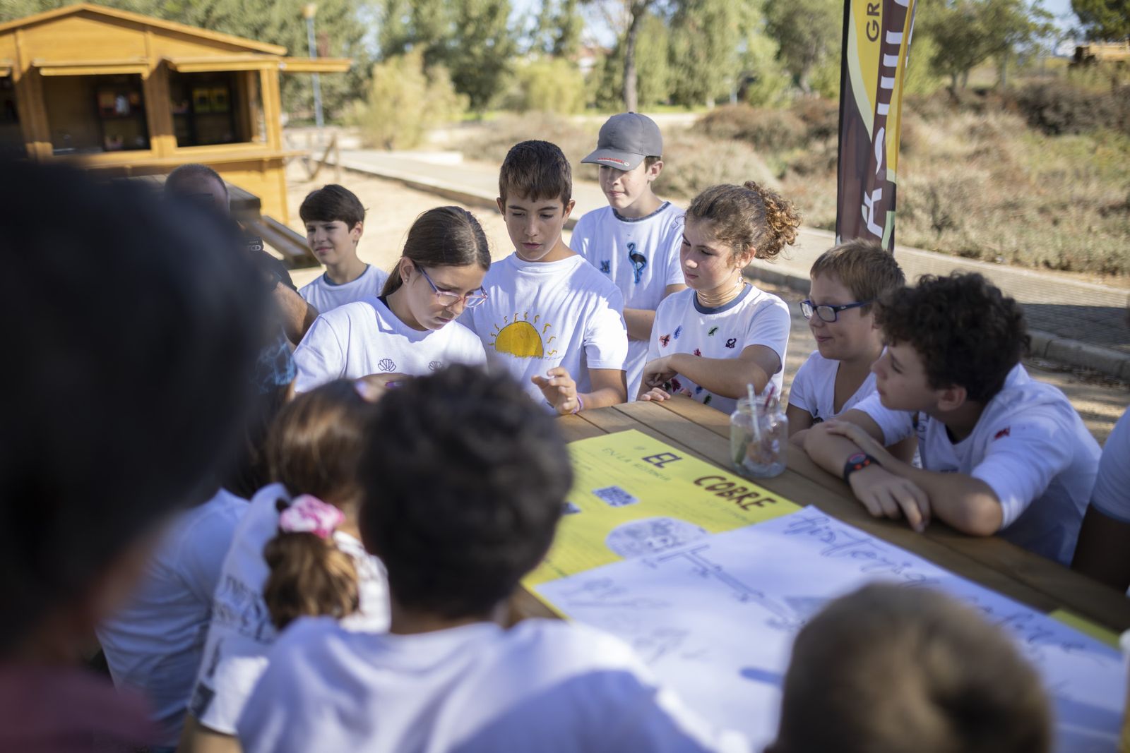 Imágenes de la clausura de la Escuela de Exploradores en Marismas del Odiel