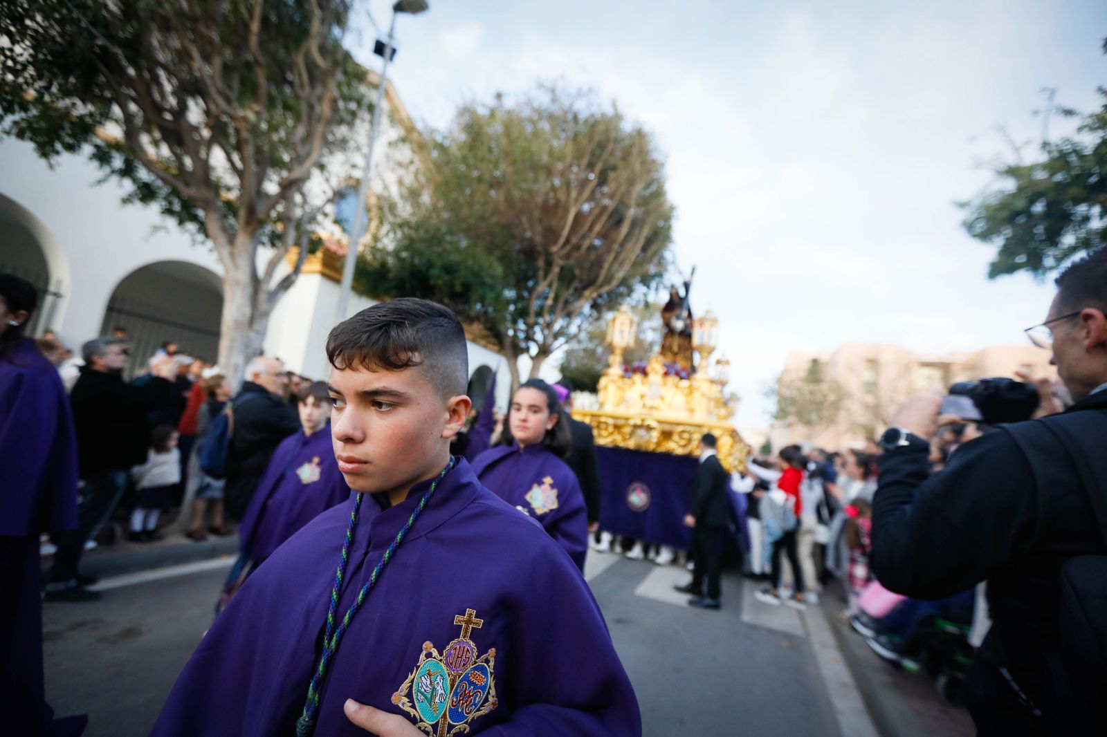 La procesión del Encuentro, en imágenes