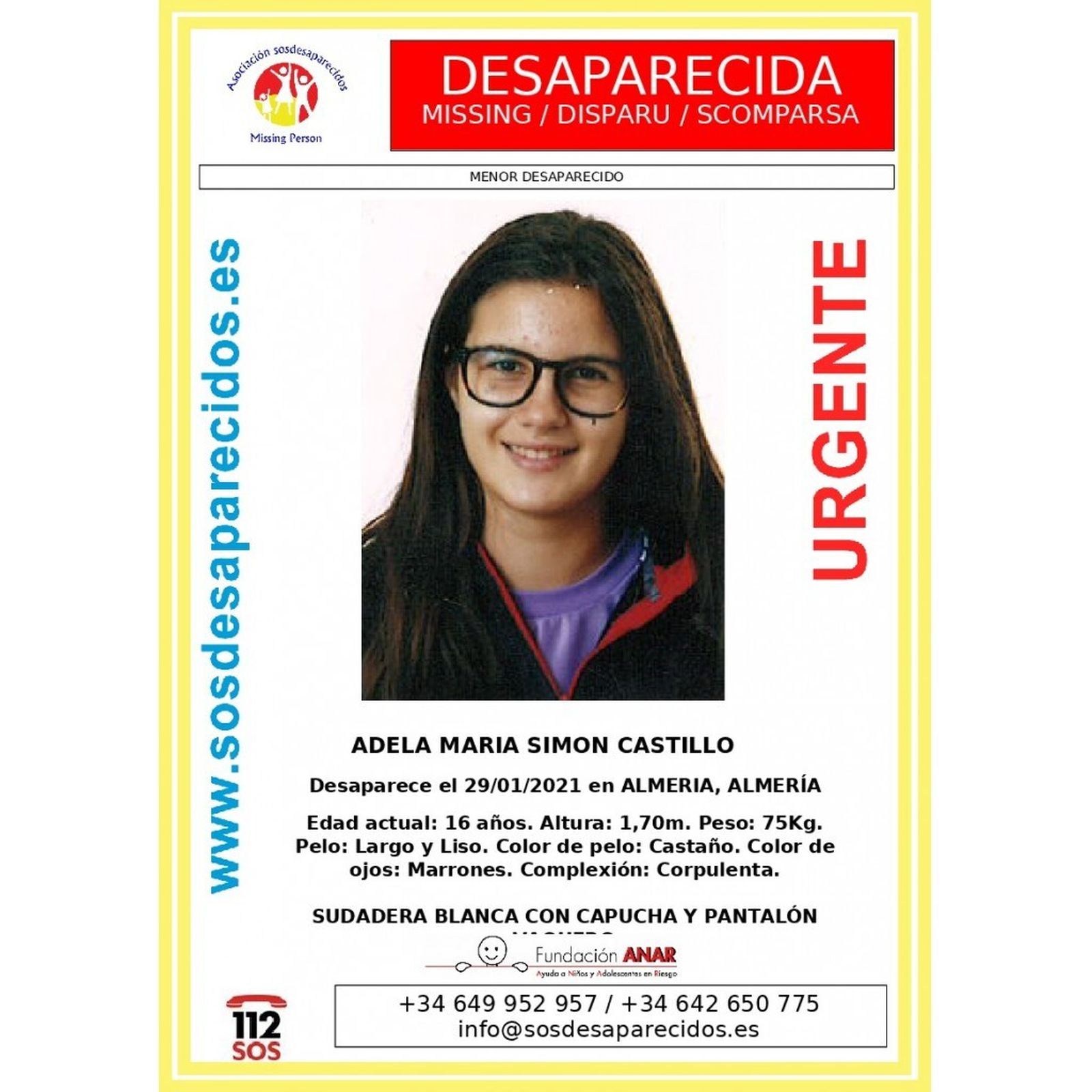 Tras la pista de Adela tras su desaparición en Los Molinos hace ya cuatro largos días