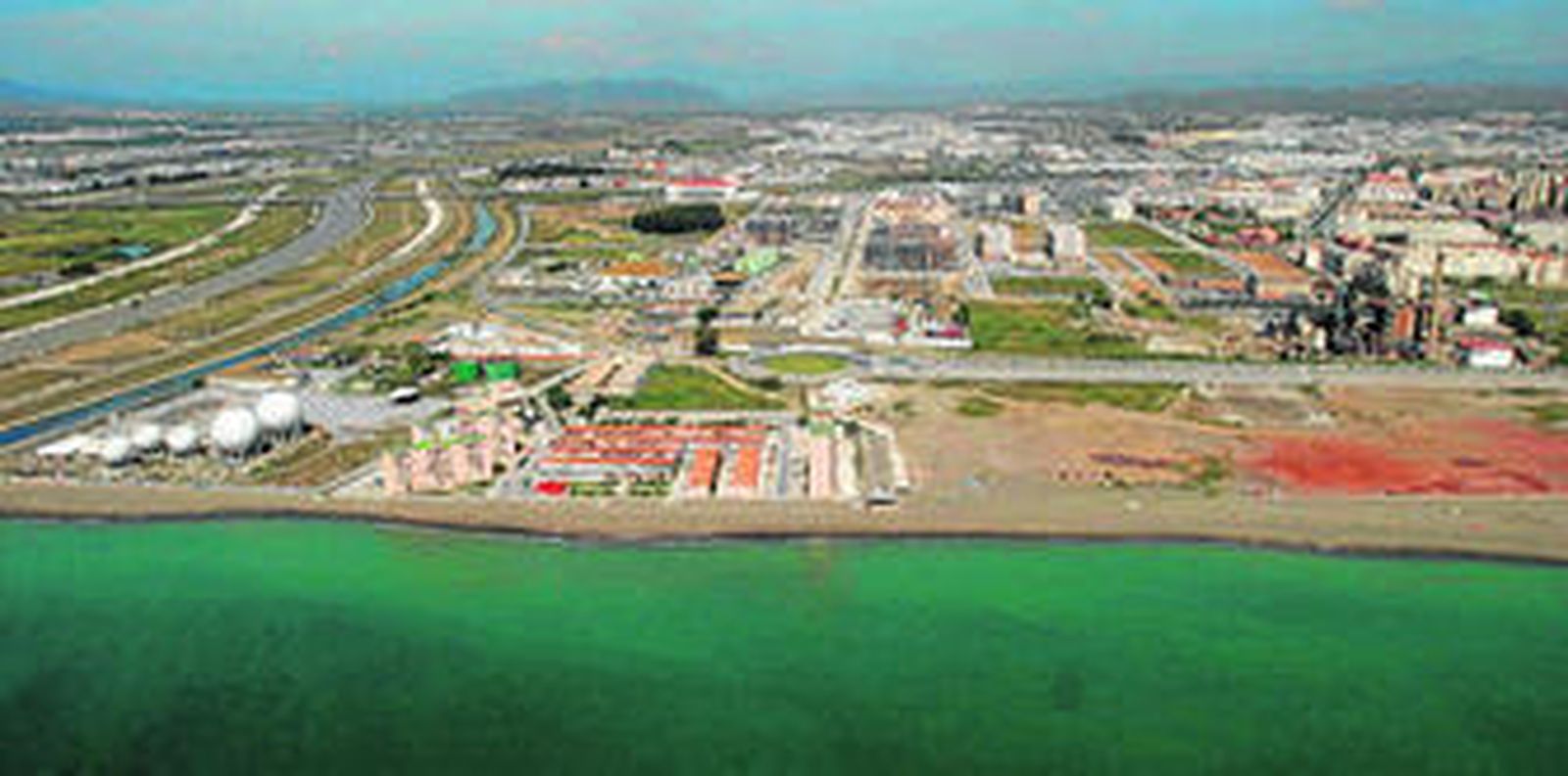 Zona de la desembocadura del río Guadalhorce de la capital.