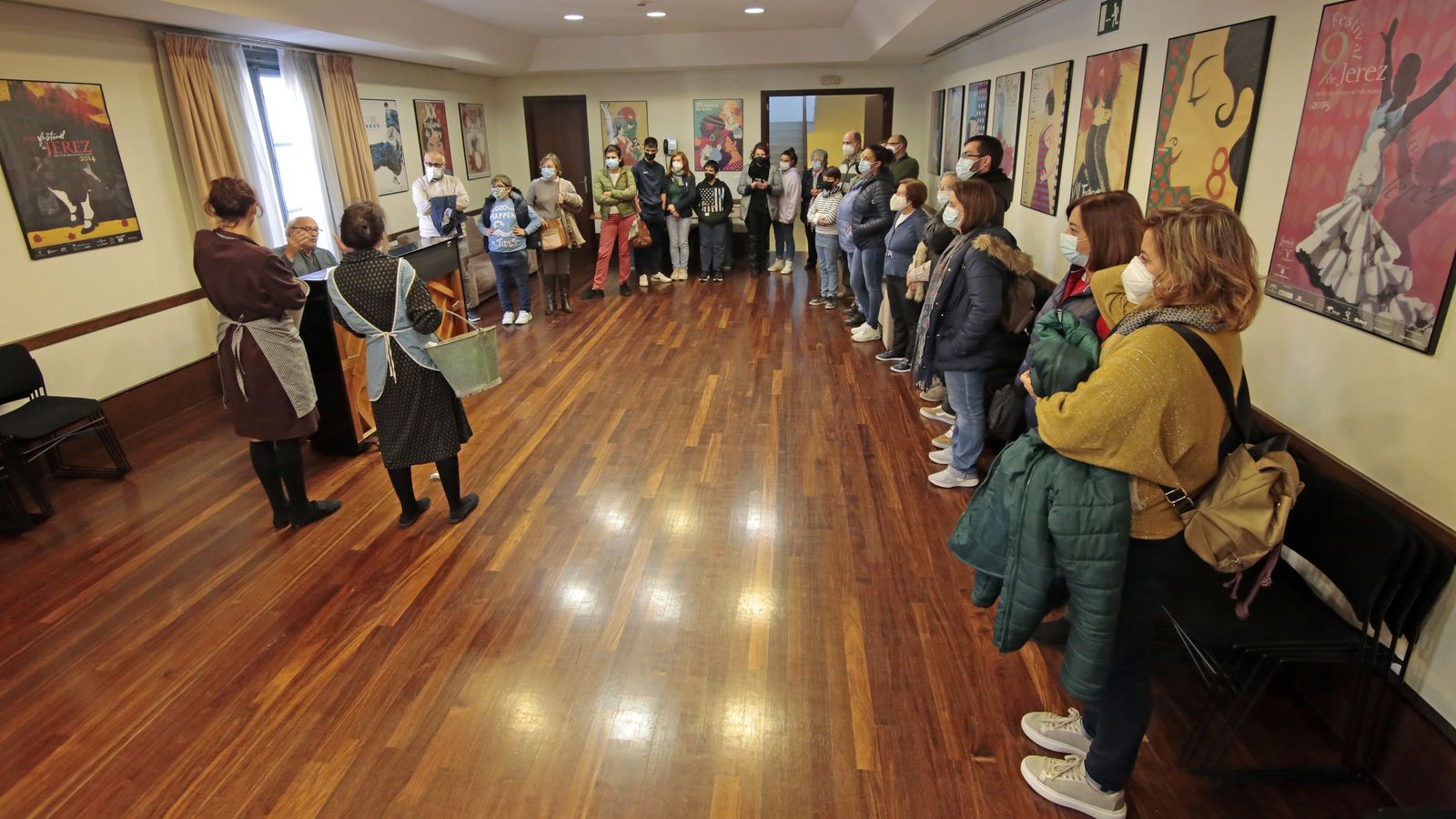 Imágenes de las visitas teatralizadas al teatro Villamarta