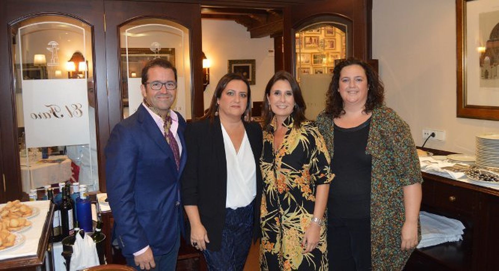 Jose María Herce, María Amaya, Mili Barba y Lole Amaya.