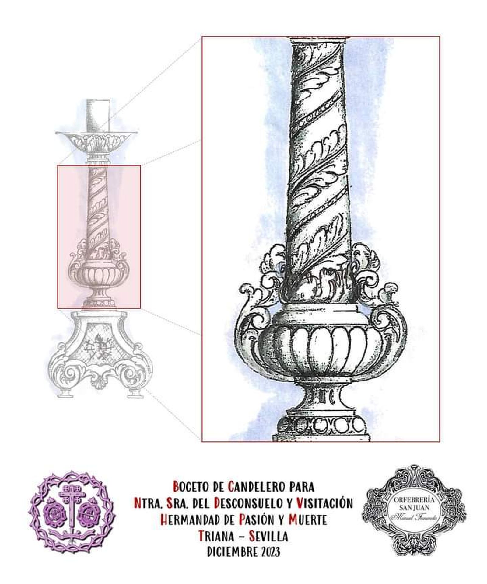 Detalle de estos nuevos candeleros