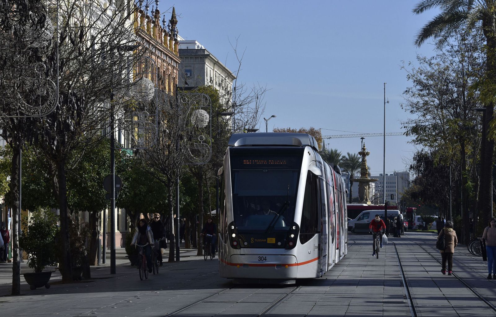 La calle San Fernando, donde fue detenida la mujer.