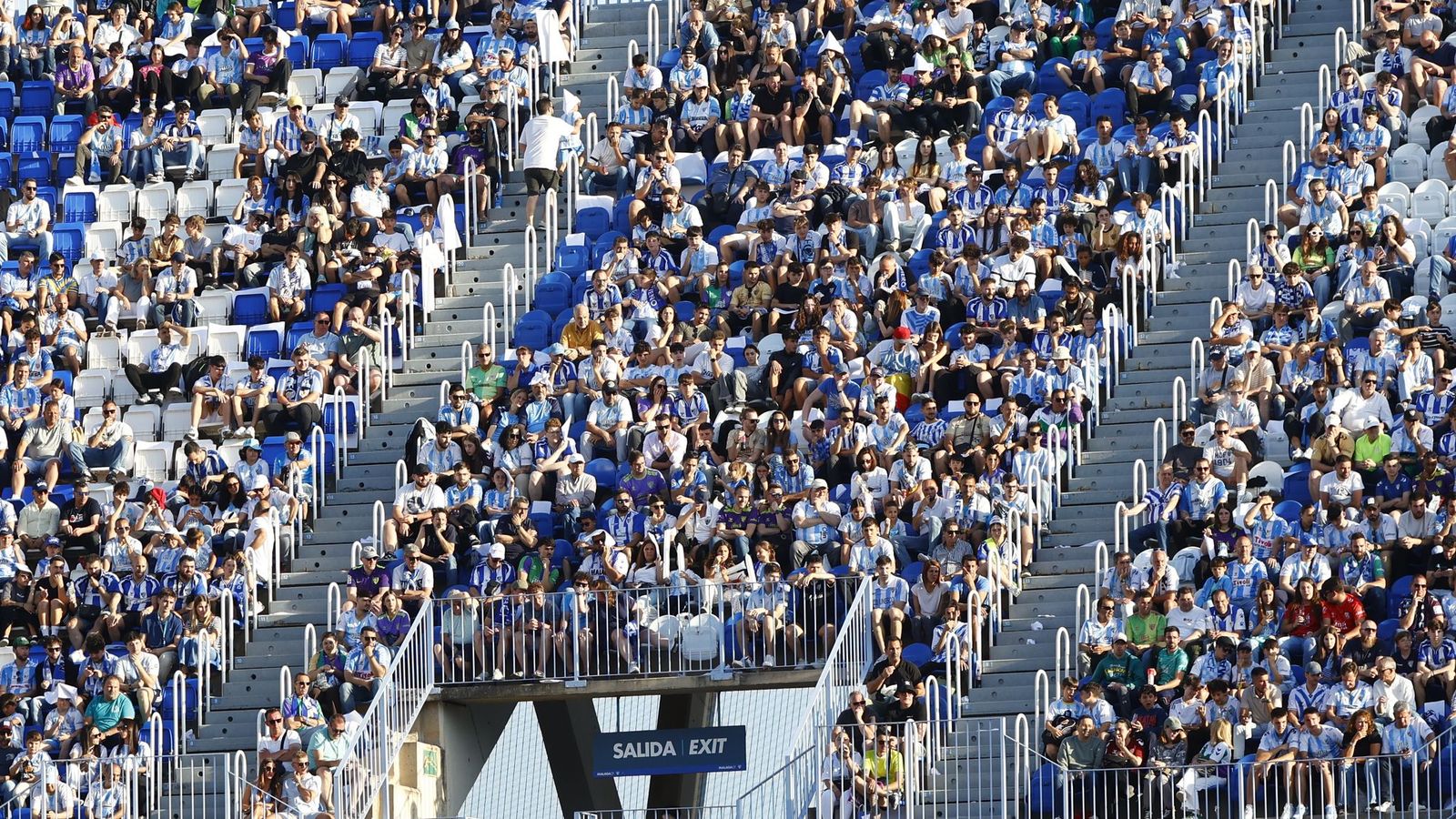 Búscate en las gradas de La Rosaleda en el Málaga CF-Castellón