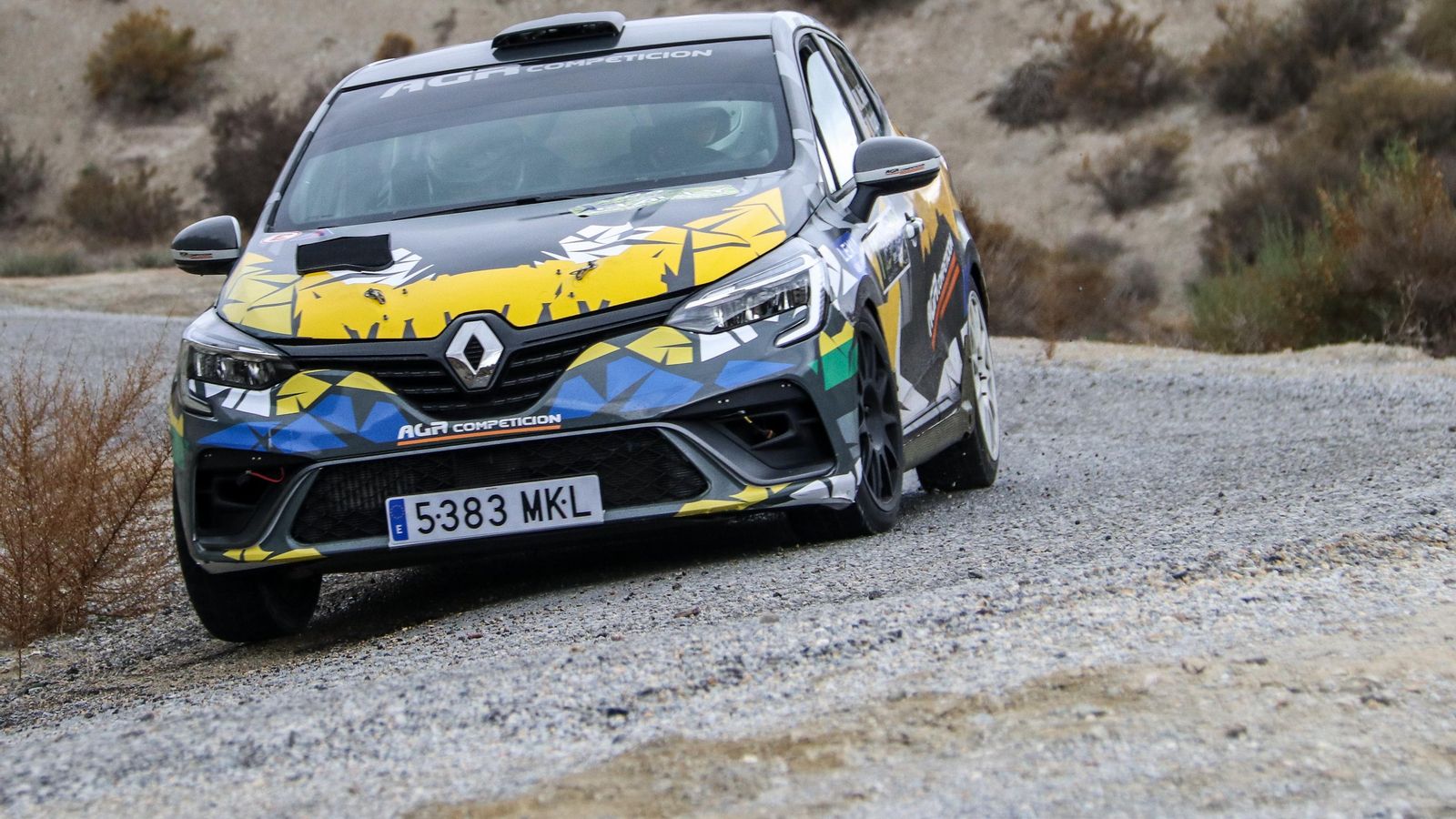 Otro de los vehículos durante el transcurso del Rally del Valle del Almanzora.