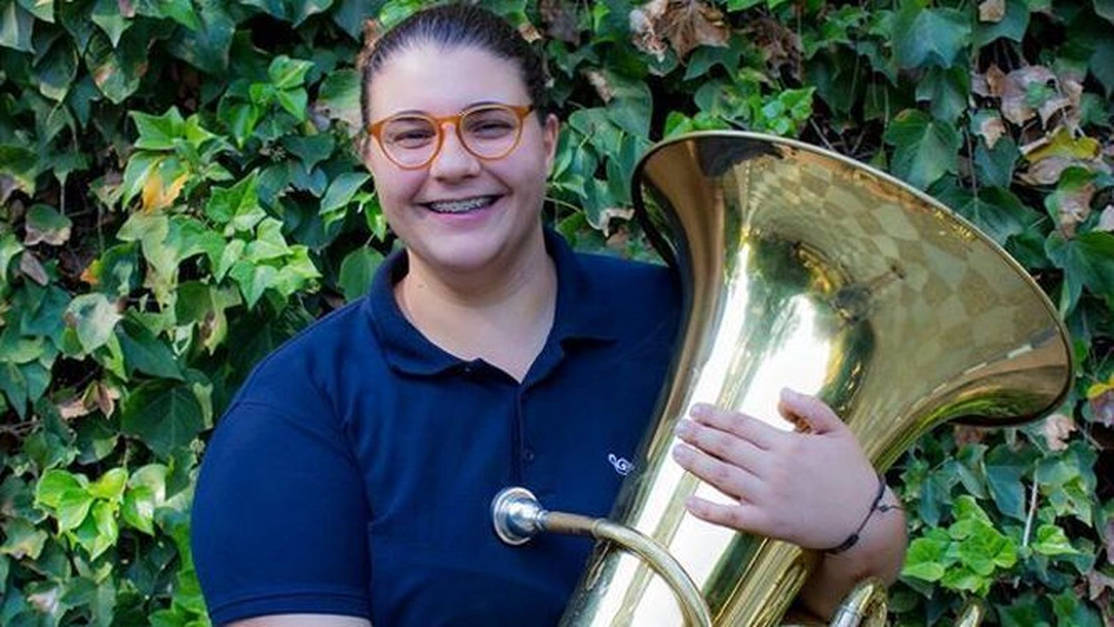 Blanca León Álvarez, vecina de Torre la Reina, primera tubista de Sevilla.